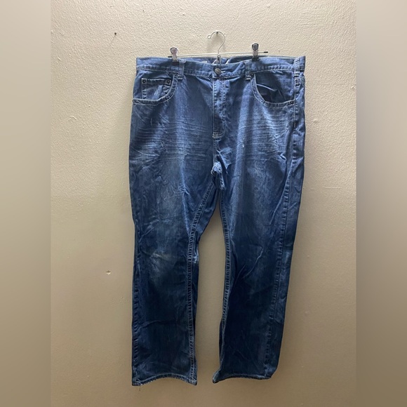 Mens Safari Denim 44x34 Bootcut Dark Wash Jeans - Picture 1 of 1